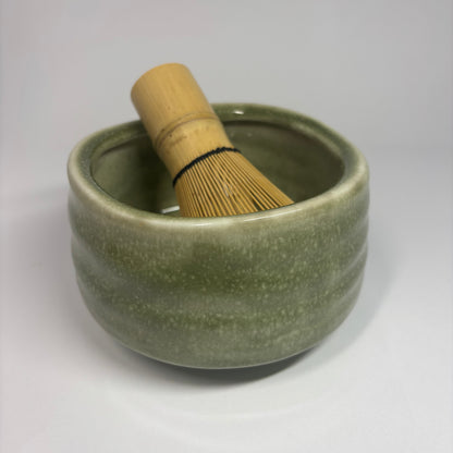 Matcha Bowl and Bamboo Matcha Whisk - Bamboo Forest