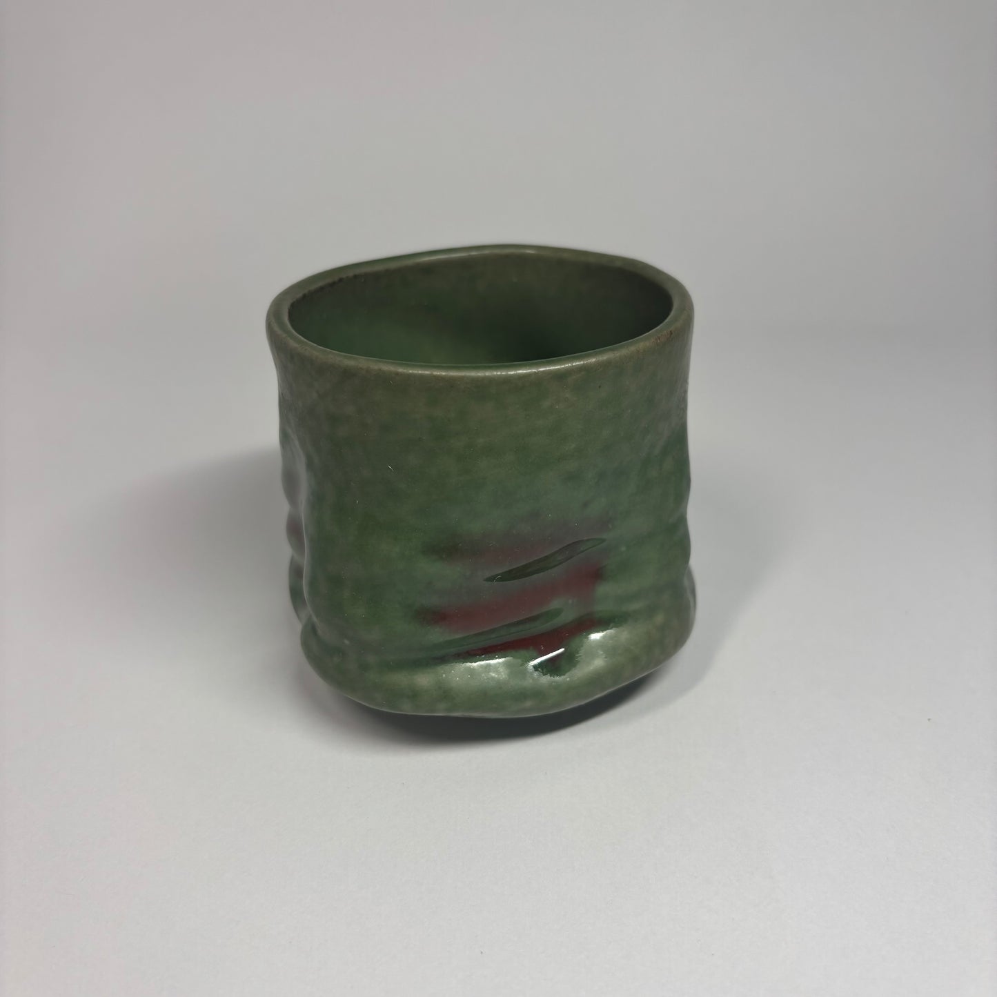 Abstract Mug Front, Verdant Flame