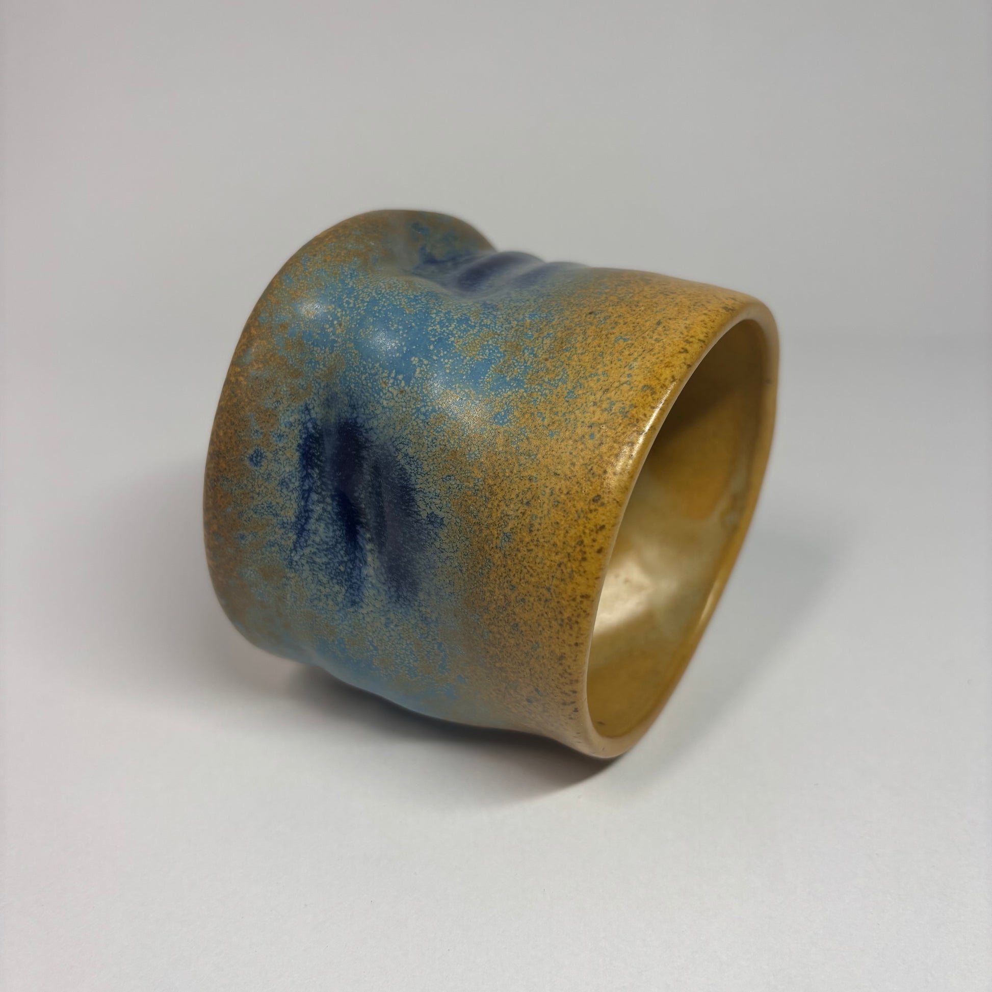 Abstract Mug Side, Golden Skies