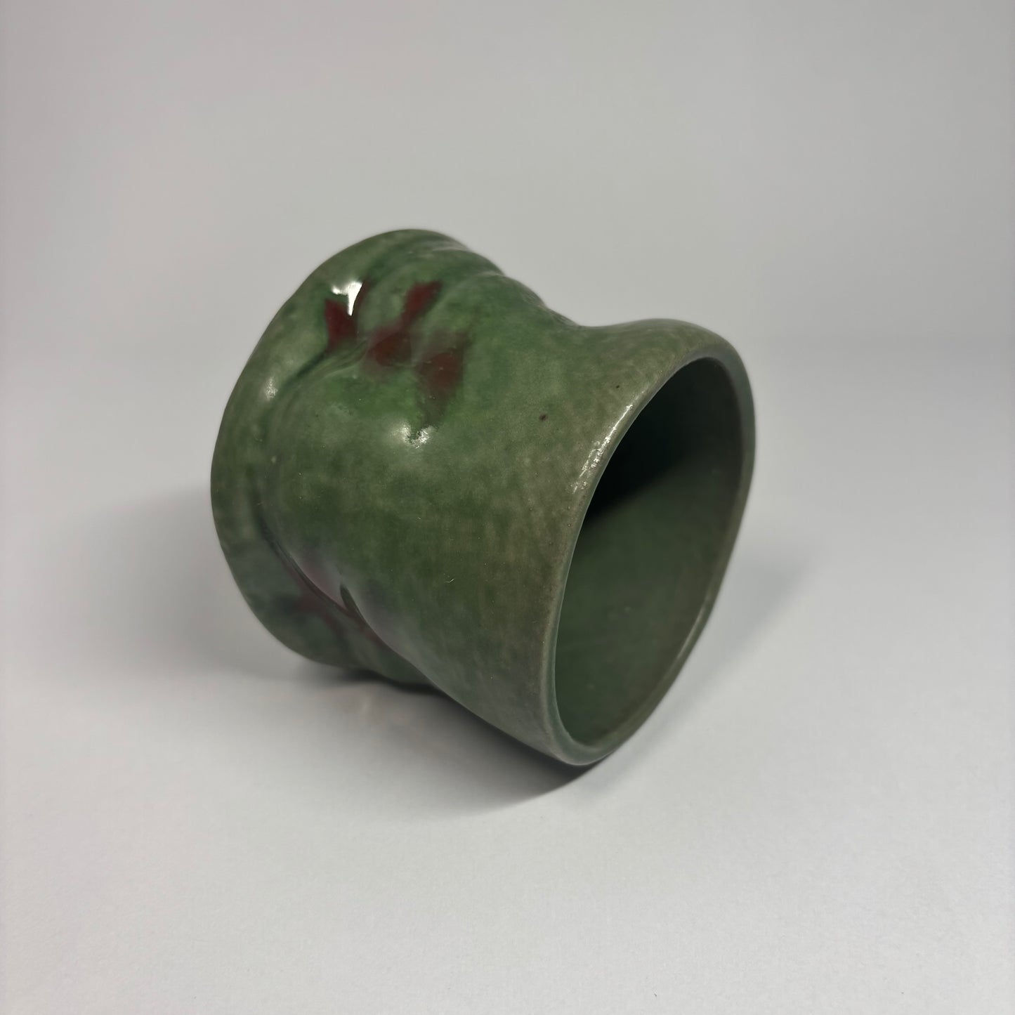 Abstract Mug Side, Verdant Flame