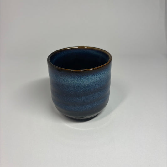 Japanese Style Tea Cup, Sapphire Glow