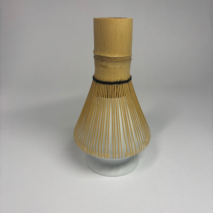 Bamboo Matcha Whisk and White Whisk Holder