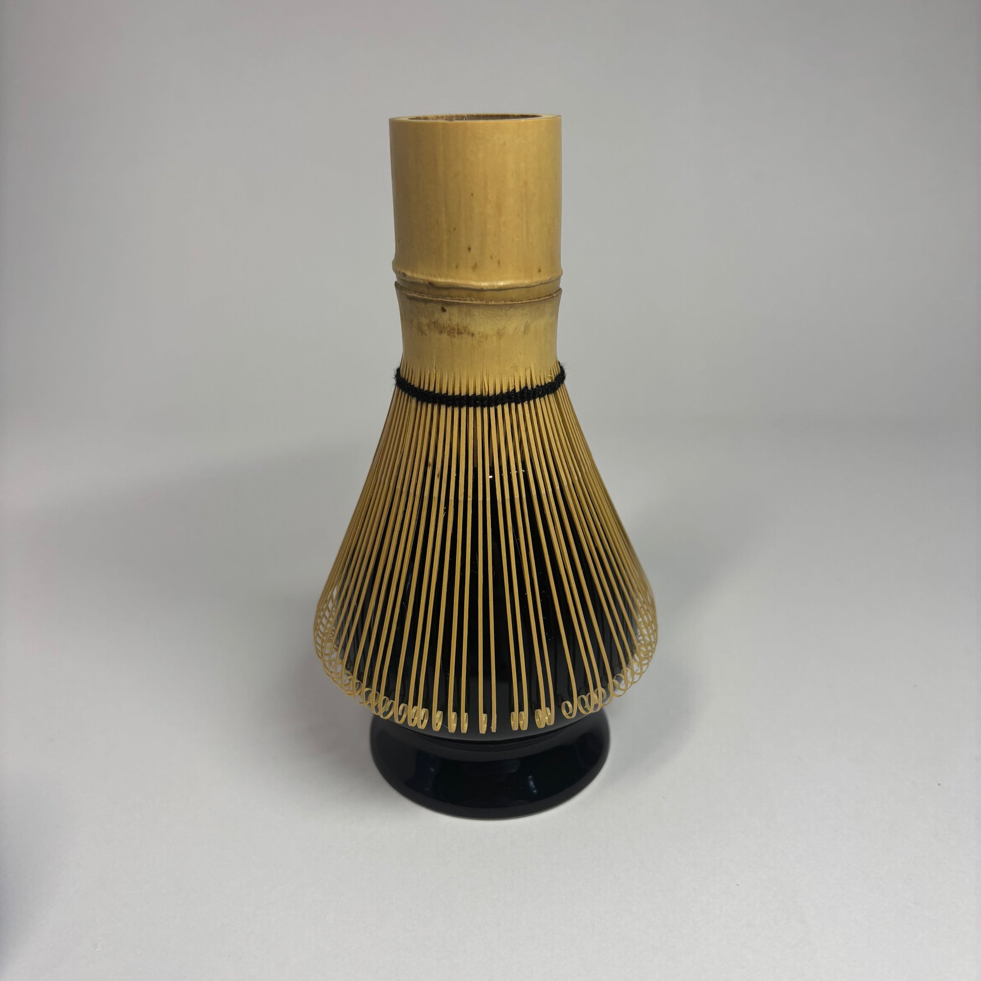 Bamboo Matcha Whisk and Black Whisk Holder