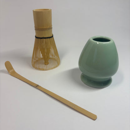 Matcha Whisk Set Green, Starter Kit