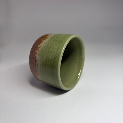 Side profile of Sei Cup – Classic showing balanced shape and textured ceramic glaze