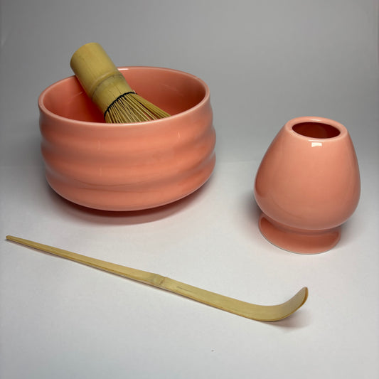 Matcha Set Light Coral Pink, starter kit